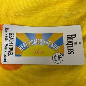 Bravado Beatles Here Comes The Sun 28" x 58" 100% Cotton Beach/Bath/Pool Towel